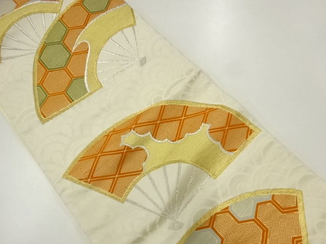 Japanese Kimono / Antique / Fukuro Obi Silk